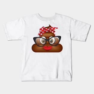 Bandana Poop Kids T-Shirt